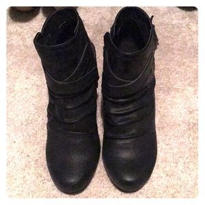 Black ankle boots
